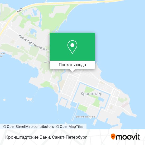 Карта Кронштадтские Бани