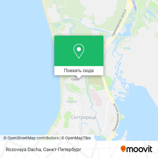 Карта Rozovaya Dacha