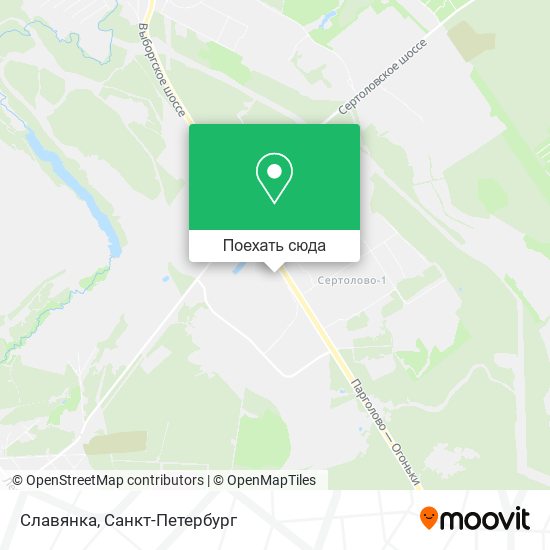 Карта Славянка
