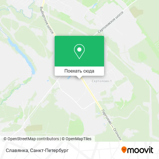 Карта Славянка