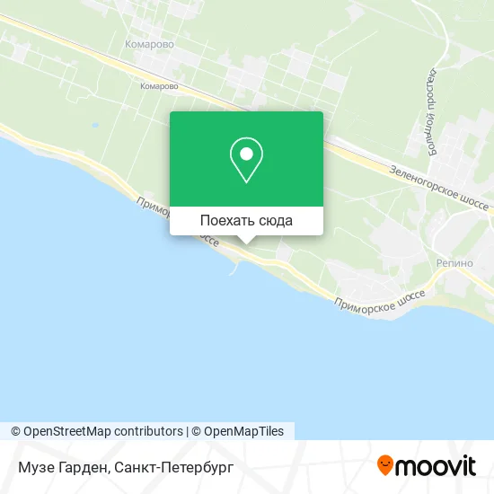 Карта Музе Гарден