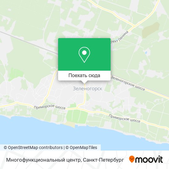 Карта Многофункциональный центр
