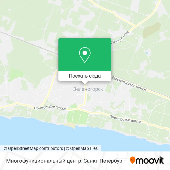 Карта Многофункциональный центр