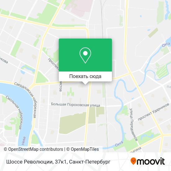 Карта Шоссе Революции, 37к1
