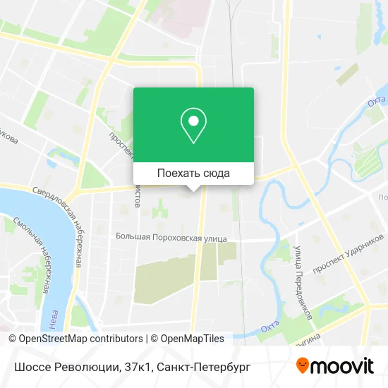 Карта Шоссе Революции, 37к1