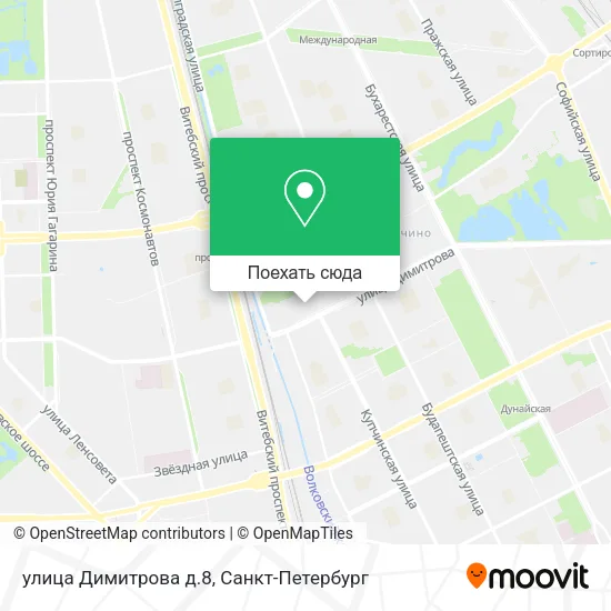 Карта улица Димитрова д.8