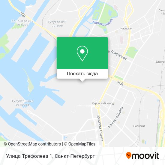 Карта Улица Трефолева 1