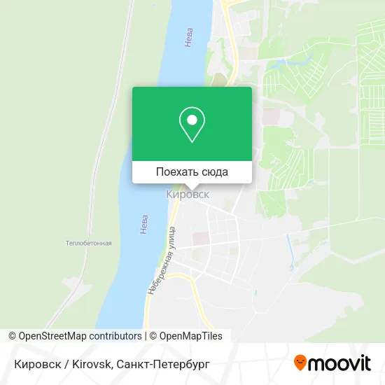 Карта Кировск / Kirovsk