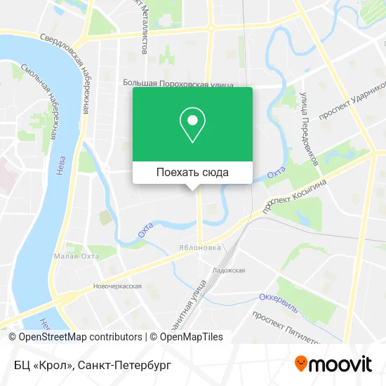 Карта БЦ «Крол»