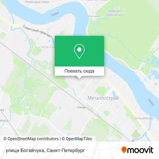 Карта улица Богайчука