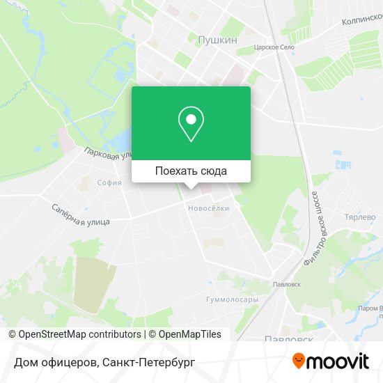Карта Дом офицеров