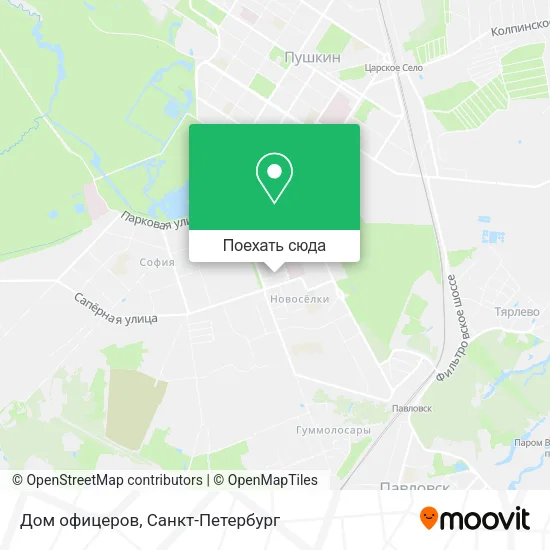 Карта Дом офицеров