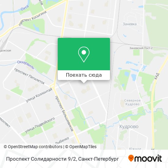 Карта Проспект Солидарности 9/2