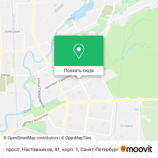 Карта просп. Наставников, 41, корп. 1
