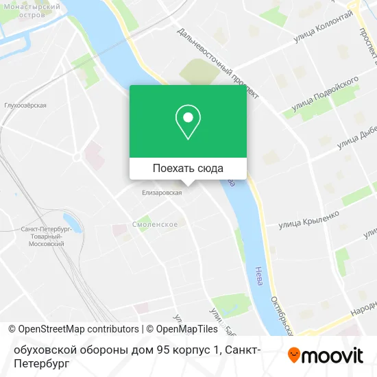Карта обуховской обороны дом 95 корпус 1