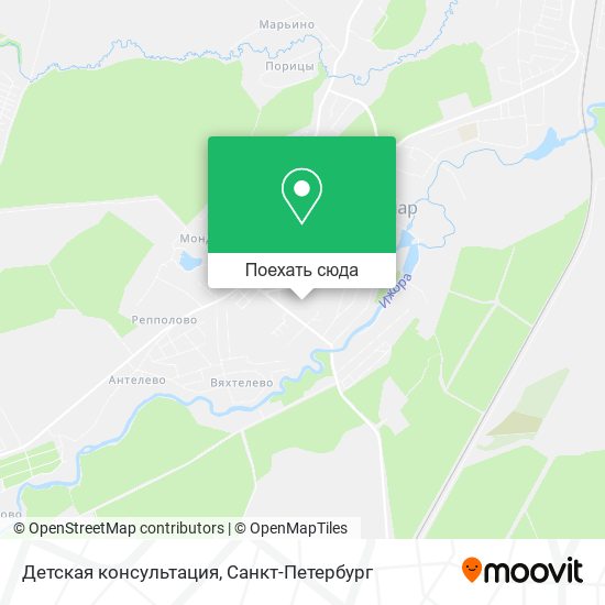 Карта Детская консультация