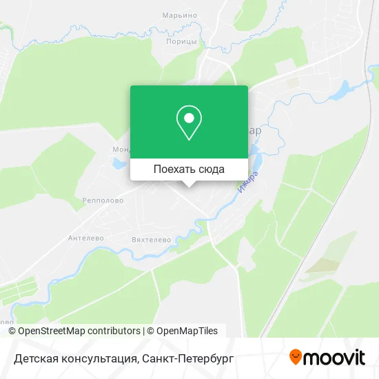 Карта Детская консультация