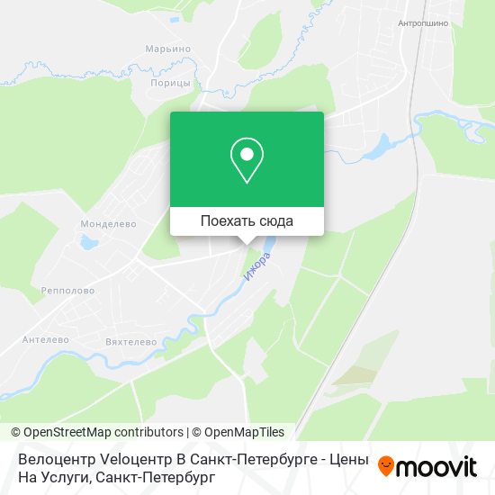 Карта Велоцентр Veloцентр В Санкт-Петербурге - Цены На Услуги
