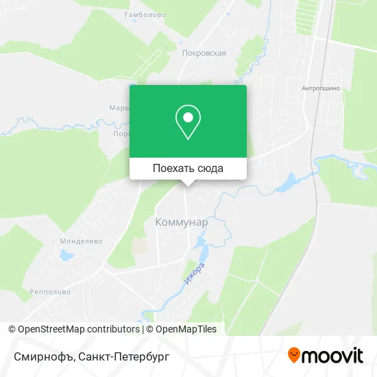 Карта Смирнофъ