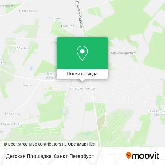 Карта Детская Площадка