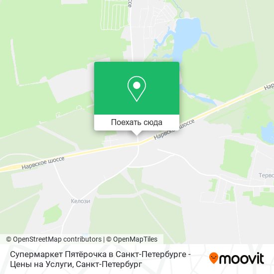 Карта Супермаркет Пятёрочка в Санкт-Петербурге - Цены на Услуги
