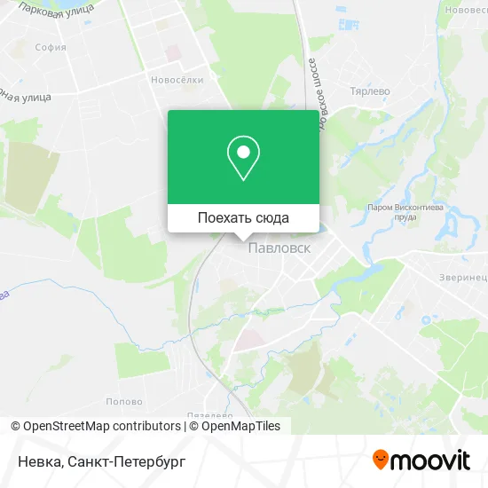 Карта Невка