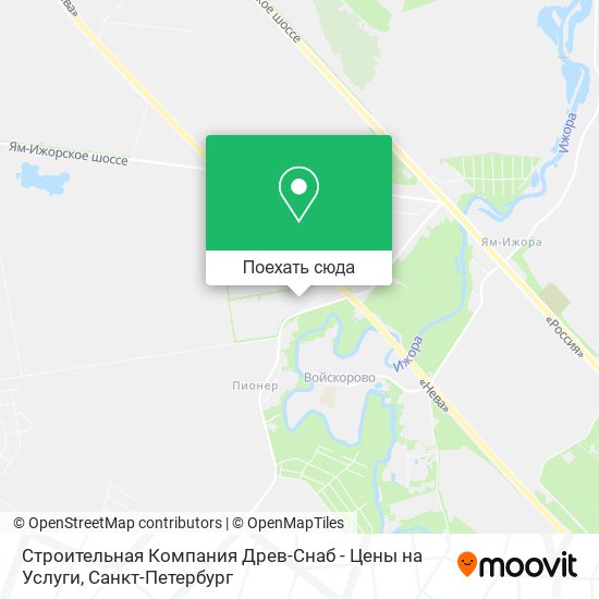 Карта Строительная Компания Древ-Снаб - Цены на Услуги