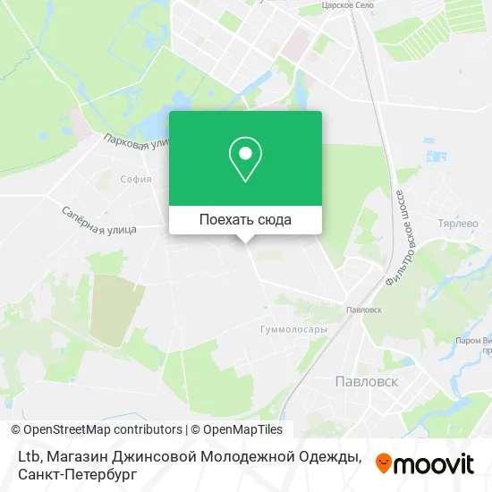 Карта Ltb, Магазин Джинсовой Молодежной Одежды