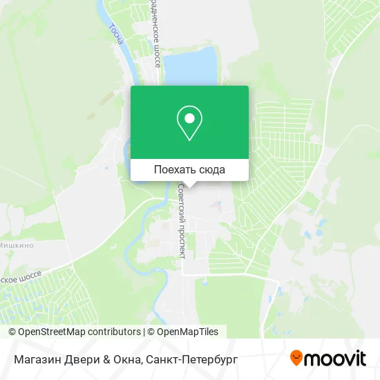 Карта Магазин Двери & Окна