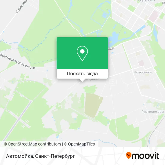 Карта Автомойка