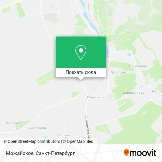 Карта Можайское