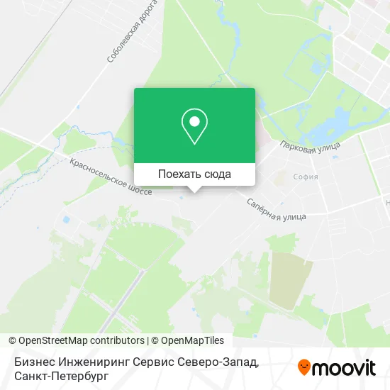 Карта Бизнес Инжениринг Сервис Северо-Запад