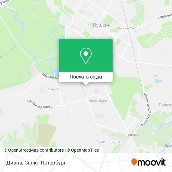 Карта Диана
