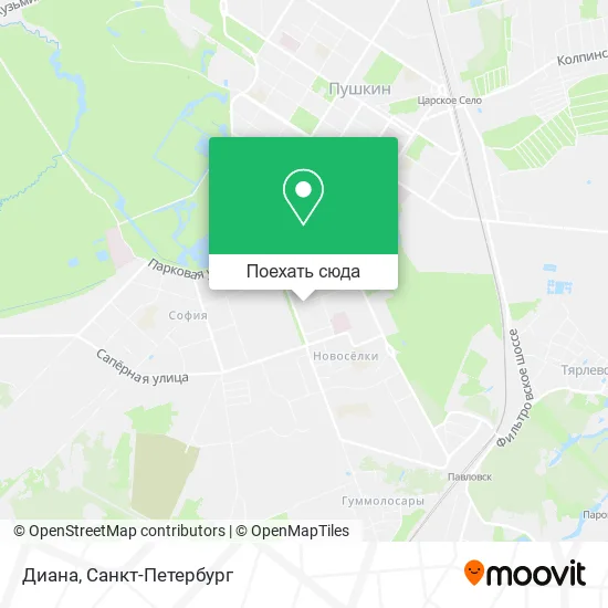 Карта Диана