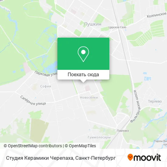 Карта Студия Керамики Черепаха