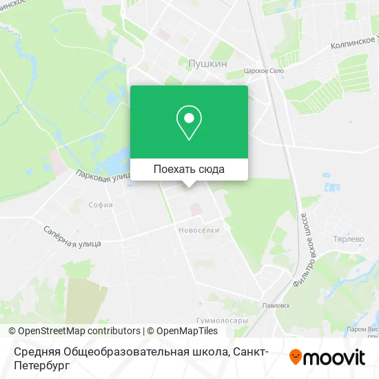 Карта Средняя Общеобразовательная школа