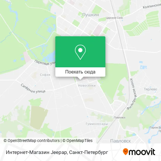 Карта Интернет-Магазин Jeepap