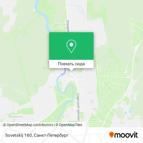 Карта Sovetskij 160