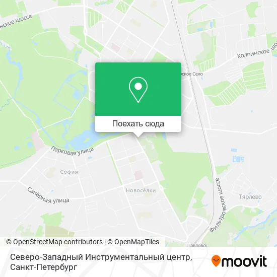 Карта Северо-Западный Инструментальный центр