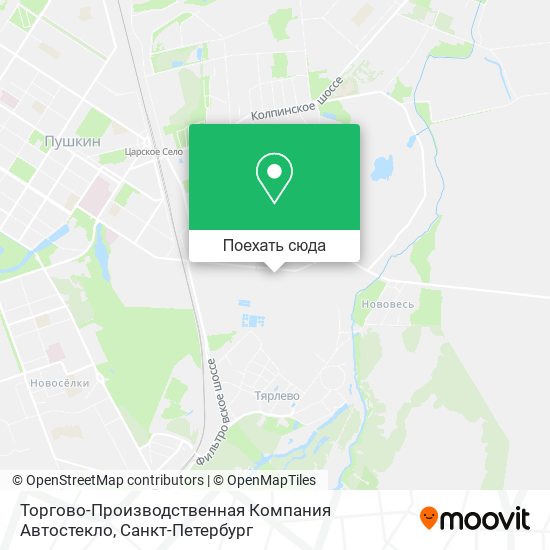 Карта Торгово-Производственная Компания Автостекло