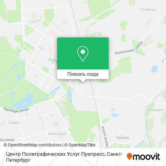 Карта Центр Полиграфических Услуг Препресс