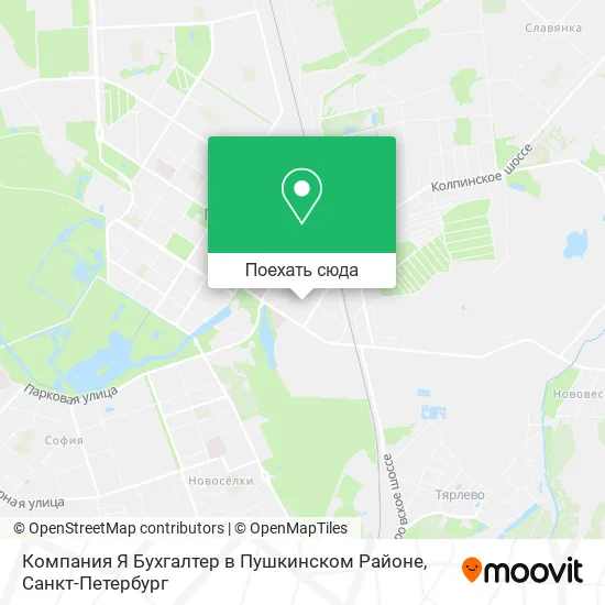 Карта Компания Я Бухгалтер в Пушкинском Районе