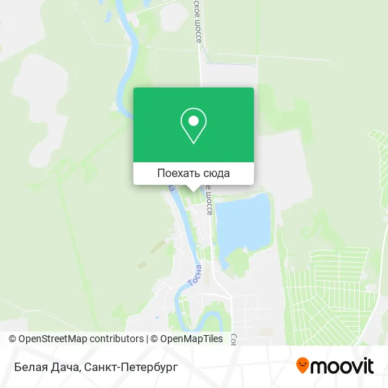 Карта Белая Дача
