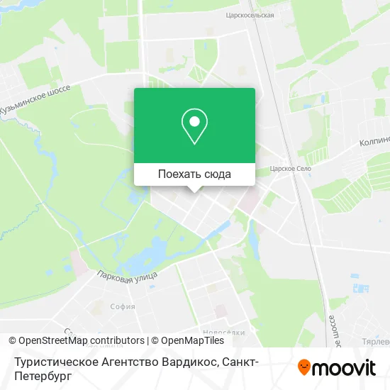 Карта Туристическое Агентство Вардикос