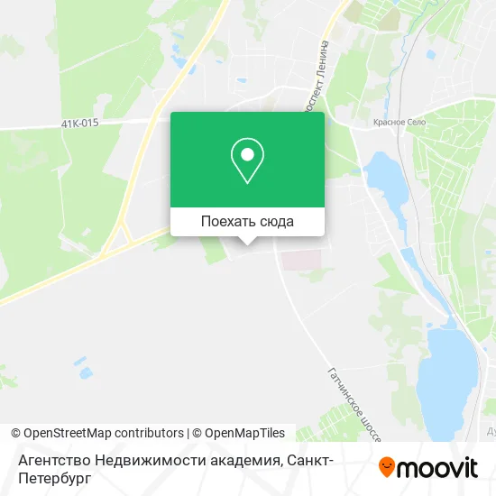 Карта Агентство Недвижимости академия