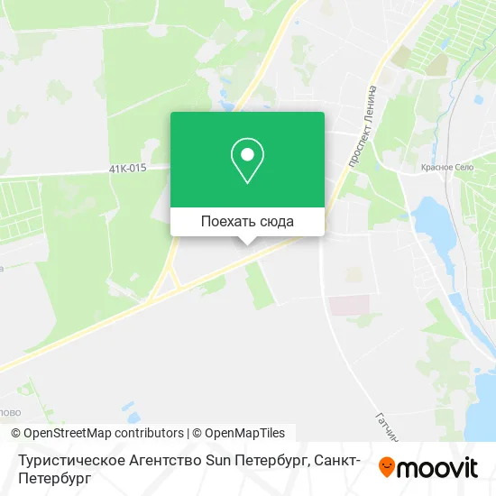 Карта Туристическое Агентство Sun Петербург