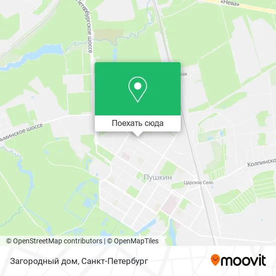Карта Загородный дом
