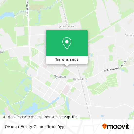Карта Ovoschi Frukty