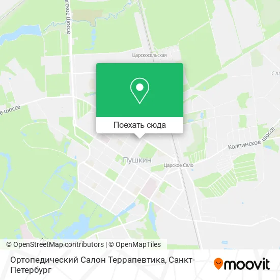 Карта Ортопедический Салон Террапевтика