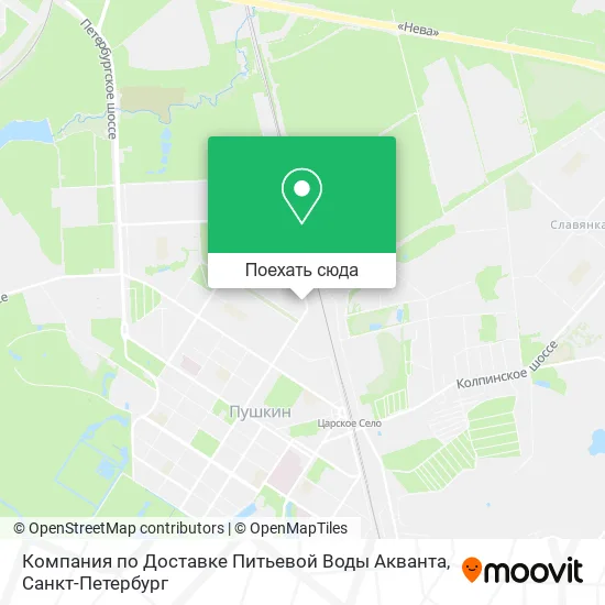 Карта Компания по Доставке Питьевой Воды Акванта